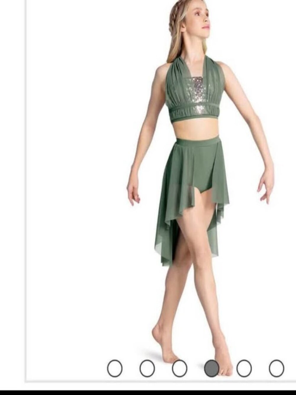 New unworn Revolution dance acro or lyrical costume child large